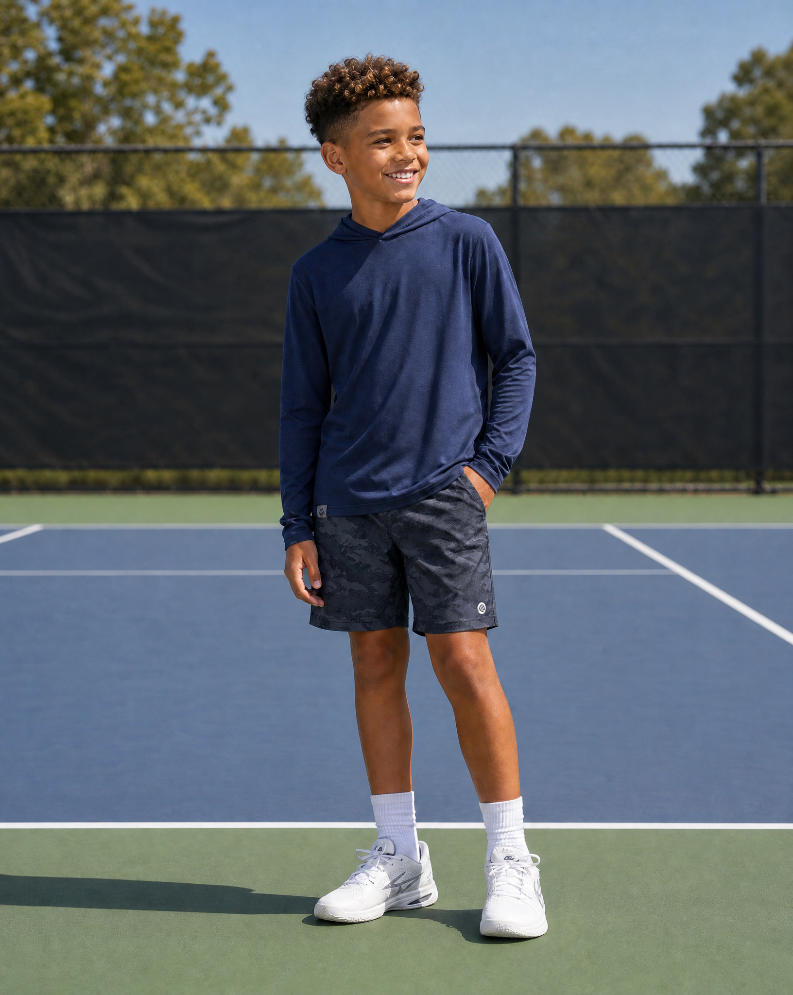 Youth Hybrid Hoodie