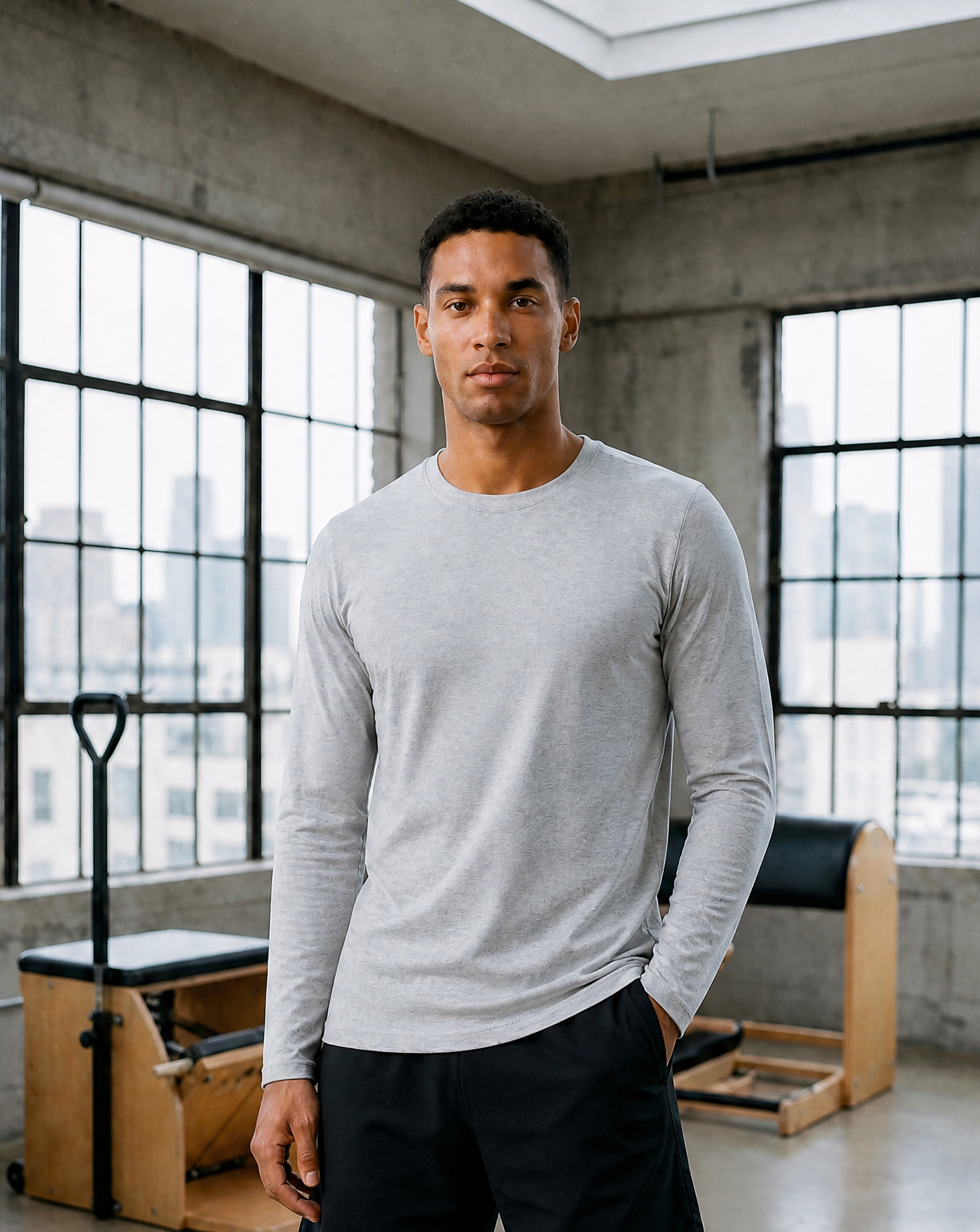 Men's Hybrid Long Sleeve Tee