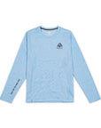 Men's Hybrid Long Sleeve Tee - Padel Heather Blue