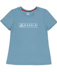 Women's Hybrid Tee - Paddle Arctic Blue