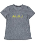 Women's Hybrid Tee - Paddle Heather Grey