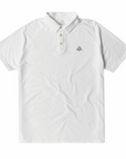 Men's Active Stripe Polo White