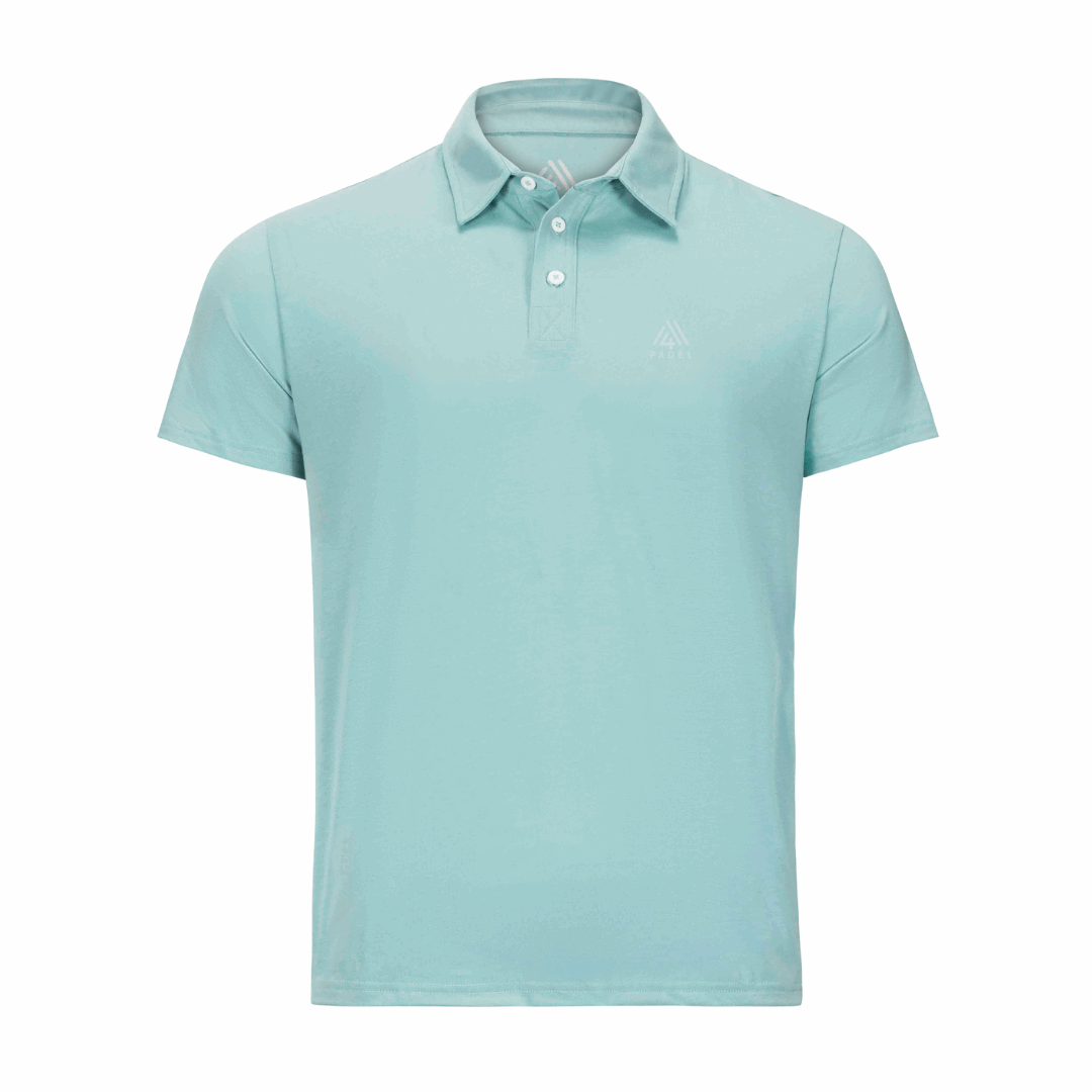 Men's Hybrid Polo - Paddle Aruba Blue