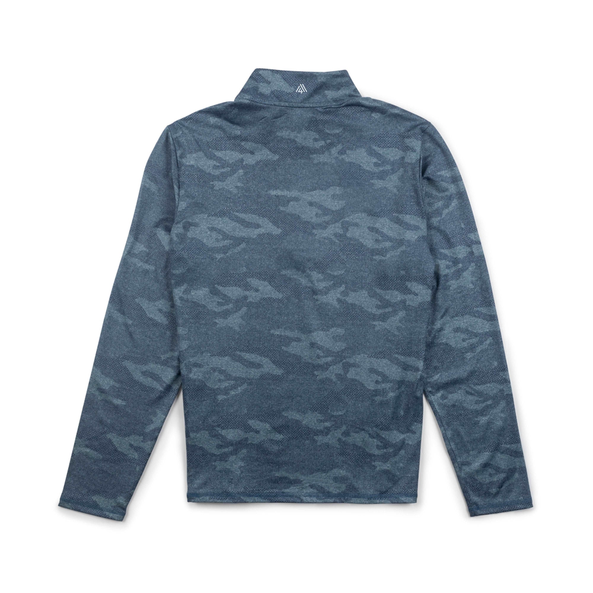 Men's Camo Hybrid 1/4 Zip - Squash